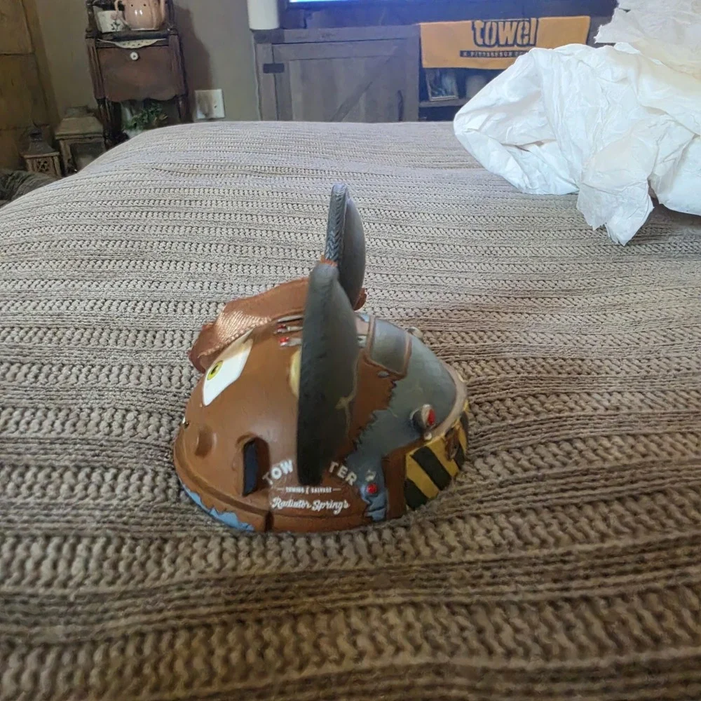 Disney Parks Pixar Cars Tow Mater Mickey Ear Hat Christmas Ornament – Limited Ed